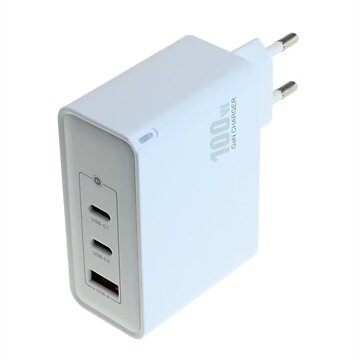 OTB 3009671 USB GaN-laddare 100W 2x USB-C & 1x USB-A