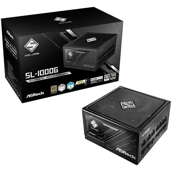 ASRock Steel Legend SL-1000G ATX 3.1 80 Plus Gold 1000W