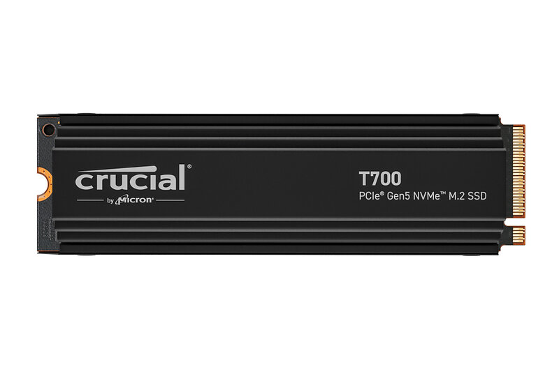 Crucial T700 PCIe Gen5 NVMe M.2 SSD with heatsink 1TB