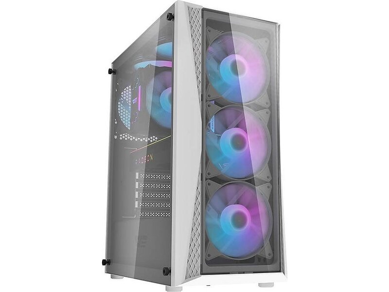 Darkflash DK352 Plus computer case 4 fans (black and white) Chassi