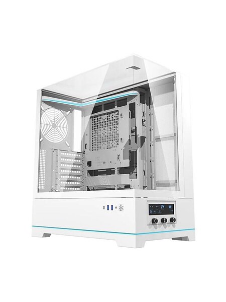 Darkflash DY450 computer case without fans (white) Chassi Miditower Vit