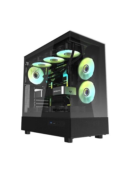 Darkflash DPX90 computer case (black) Chassi Miditower Svart