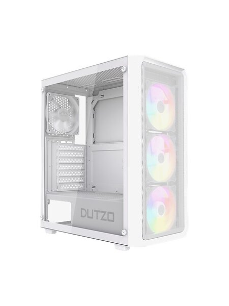 Dutzo C321 Mesh TG ARGB (Vit/Transparent)