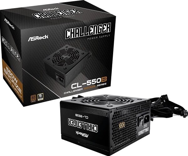 ASRock Challenger CL-550B ATX 3.1 80 Plus Bronze 550W