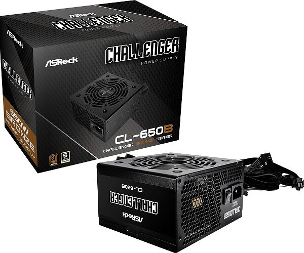 ASRock Challenger CL-650B ATX 3.1 80 Plus Bronze 650W