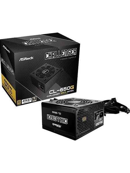 ASRock Challenger CL-650G ATX 3.1 80 Plus Gold 650W