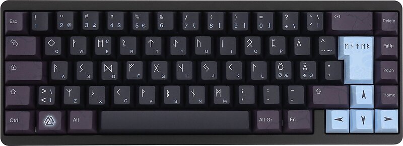Varmilo Muse65 HE Asgard Hall Effect 65% 8K RGB Gateron Magnet White (Nordic)