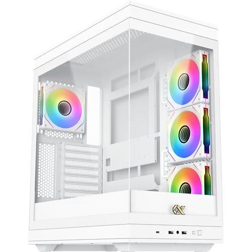 Xigmatek Meta RGB (Vit/Transparent)