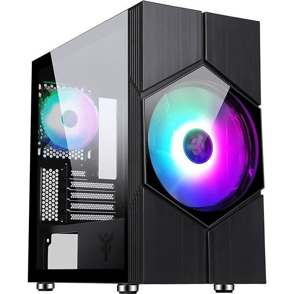 Itek Vortex RGB (Svart/Transparent)