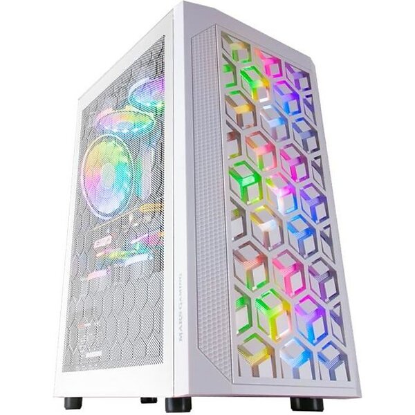 Mars Gaming MCMesh RGB (Vit/Transparent)