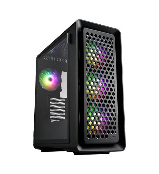 Grand FSP CUT593P RGB (Svart/Transparent)