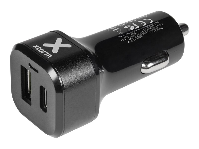 Xtorm Snabb Billaddare USB-C PD 30W & USB QC3.0 18W