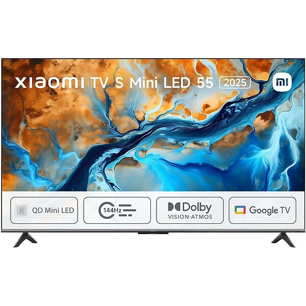 Xiaomi TV S Mini LED 55" 4K Ultra HD Mini-LED Dolby Vision Google TV (2025) - ELA5666EU