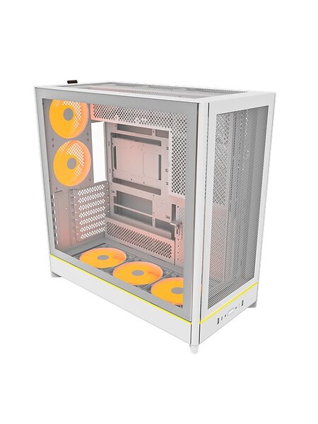 Montech HS01 PRO Mesh (Vit/Transparent)