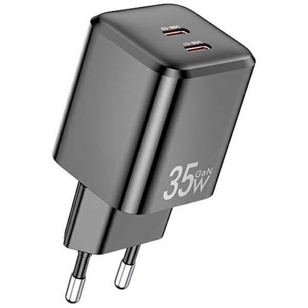 Awei PD65-EU 2xUSB-C PD GaN 35W