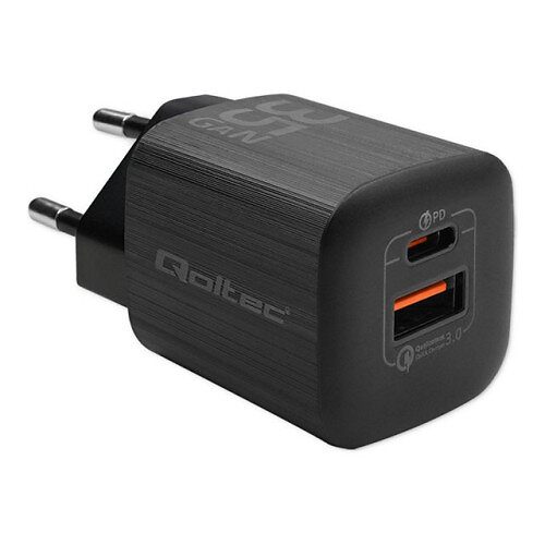 Qoltec GaN ULTRA strömadapter 5-20V 2,25-3 A 35W