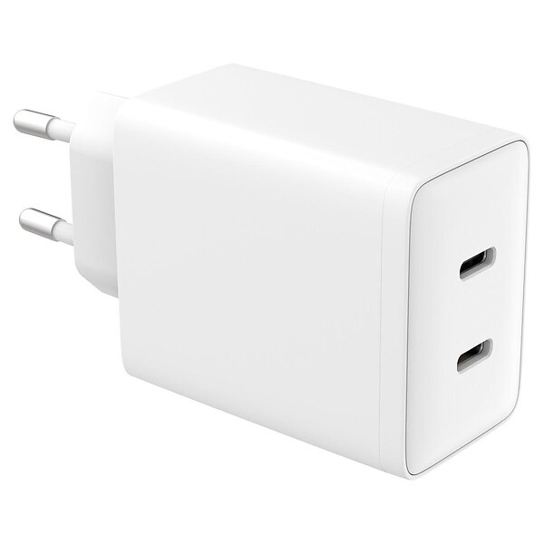 Clas Ohlson Laddare USB-C 2 portar GaN PD 45W