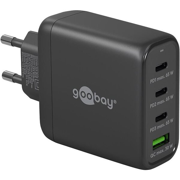 Goobay 64819 GaN 3x USB-C/1x USB-A 68W