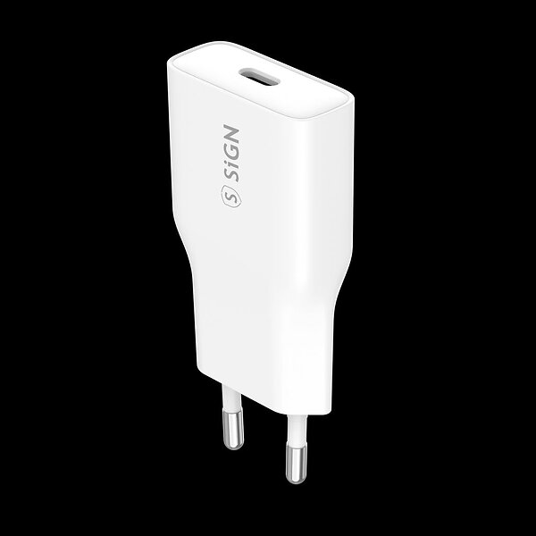 SiGN SN-GAN20WC GaN Ultra Slim USB-C PD & Q.C3.0 20W