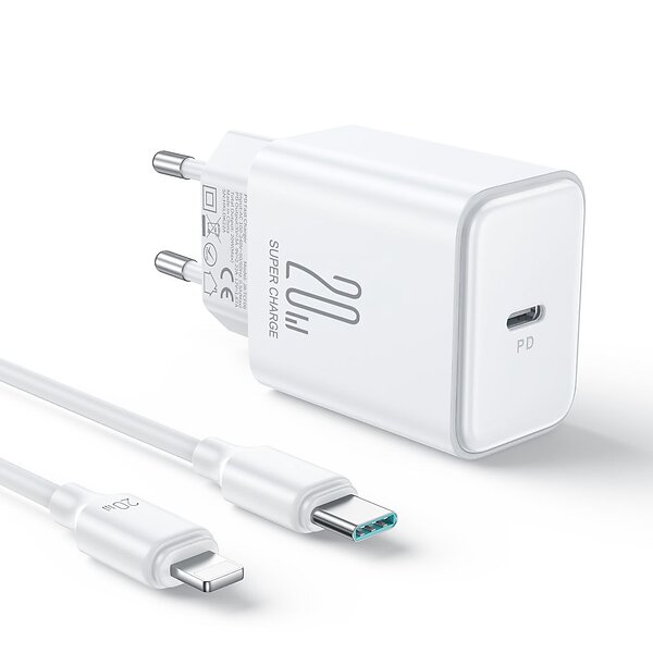 Nextbatt NB-TCF06-CLW 20W med USB-C till Lightning-kabel 1m