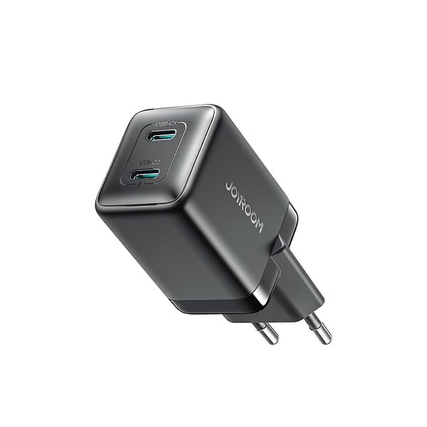 Joyroom JR-TCG17 Dubbel USB-C GaN-laddare 45W