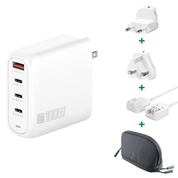 4smarts 545100 GaN Flex Pro 3x USB-C/1x USB-A 100W
