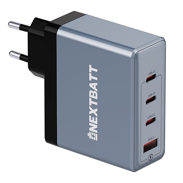 Nextbatt NB-027CCCA GaN Snabbladdare 3x USB-C/1x USB-A 100W