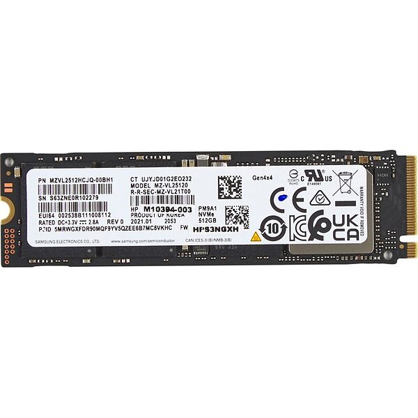 HP SSD M.2 PCIe 4.0 NVMe 512GB