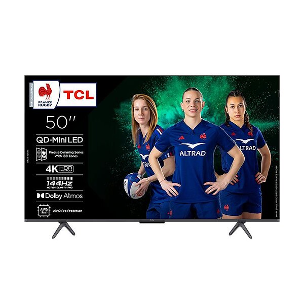 TCL MQLED75K 50" 4K Ultra HD Mini-LED Smart TV (2025) - 50MQLED75K