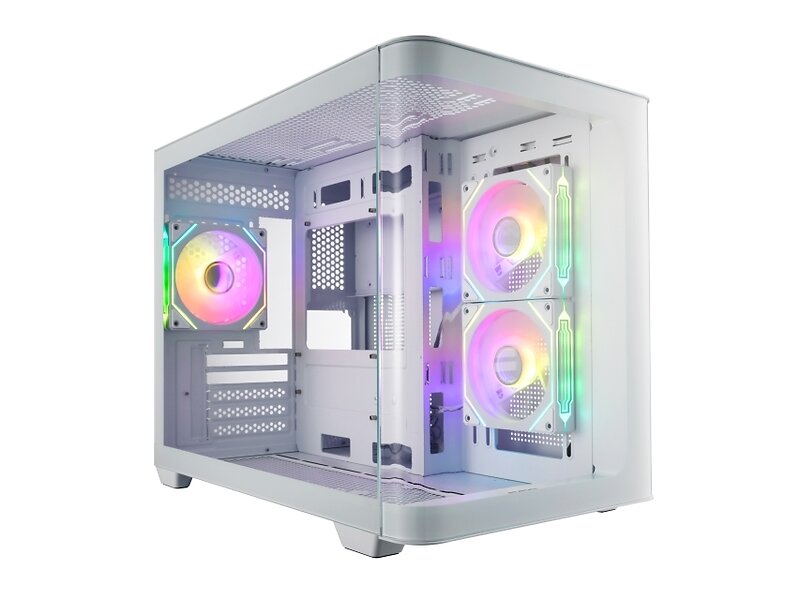 FSP Group S380-WA (Vit/Härdat Glas)