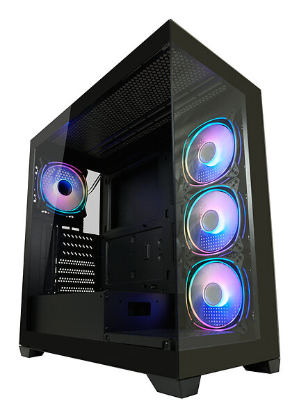 LC-Power 715B (Svart/Transparent)