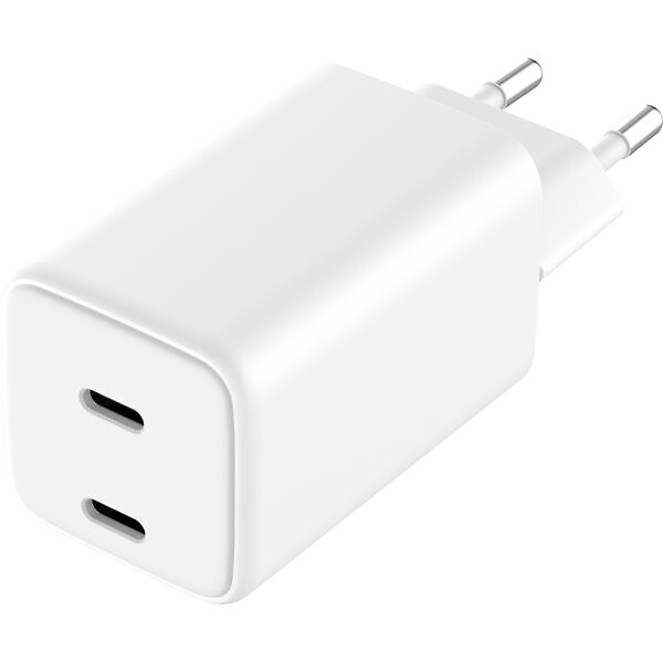 Grateq 83065SF Dubbel USB-C GaN 65W Väggladdare