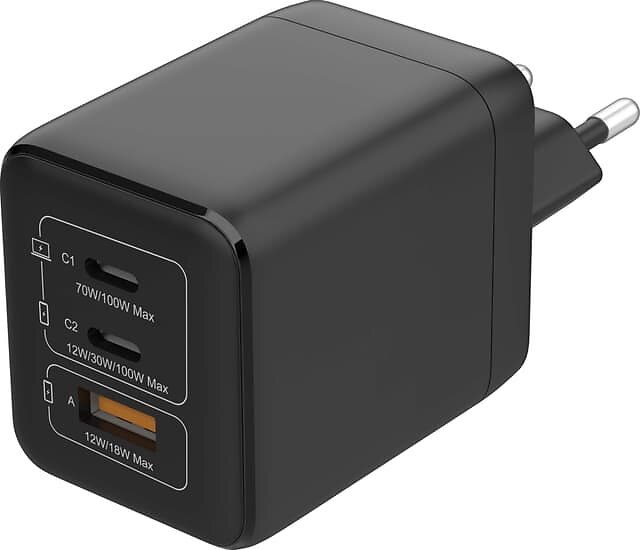 Logik L100GANC25 100W Multiport GaN-laddare