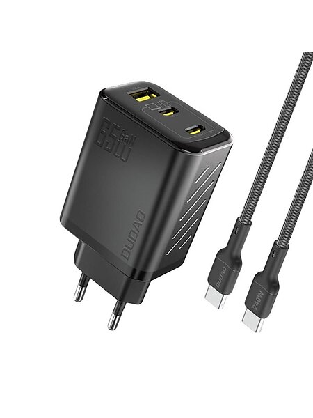 Dudao A29C 65W GaN Väggladdare med USB-C-kabel