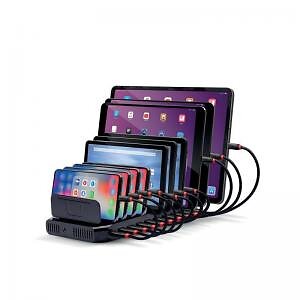 Lindy 73309 10-portars USB-laddningsstation 96W