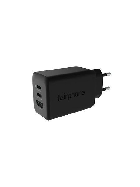 Fairphone ACCHAR-404-WW1 65W GaN Trippelport Snabb laddare