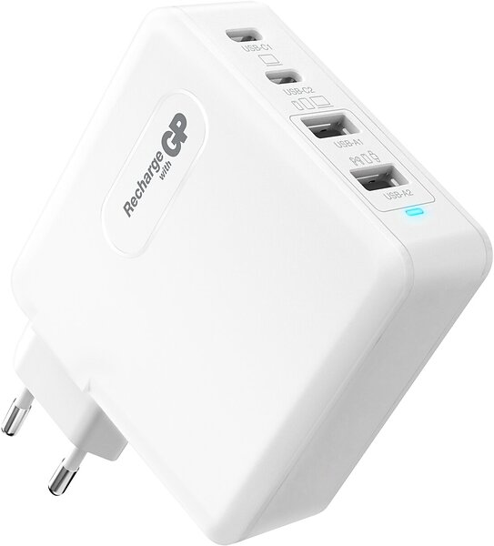GP Batteries GM4A GaN PD 100W Väggladdare