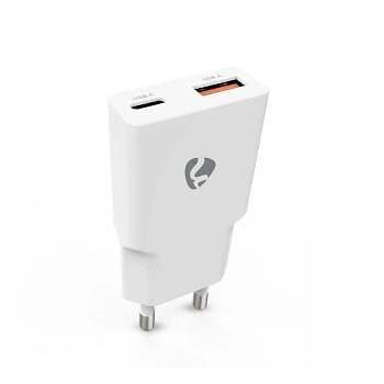Nedis WCHA30WTUC 30W GaN Snabbladdare med USB-C-kabel