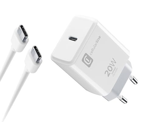 Cellularline ACHIPHKITC2CPD20WW USB-C PD Väggladdare 20W
