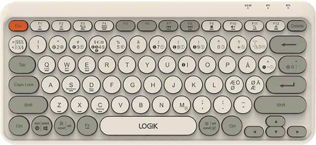 Logik LRDKBGY26 Trådlöst tangentbord (Nordic)