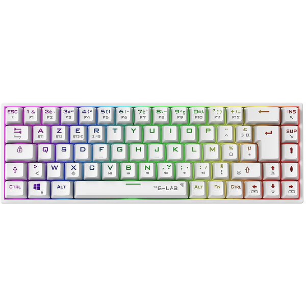 The G-Lab Keyz Titanium WL Trådlöst mekaniskt gamingtangentbord (FR)
