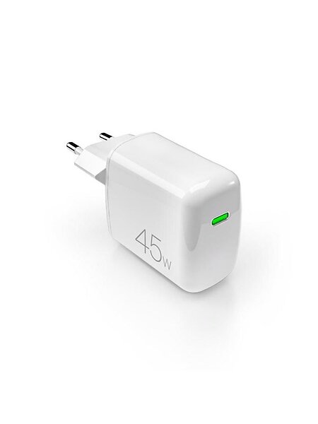 Puro PUFCMTCUSBC45WGWHI USB-C Snabbladdare 45W