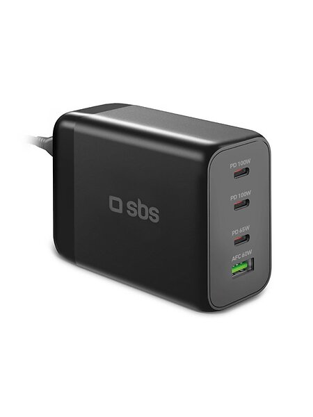 SBS TECHGSTUSB3C200W GaN Laddningsstation 200W