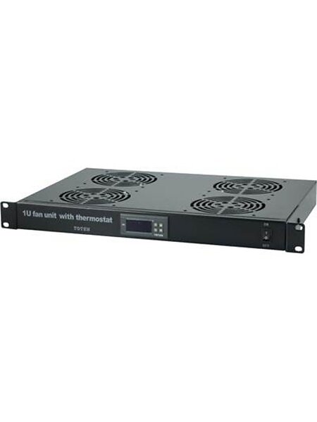 Toten 1U 19" Fläktenhet 19-FT1U4TM