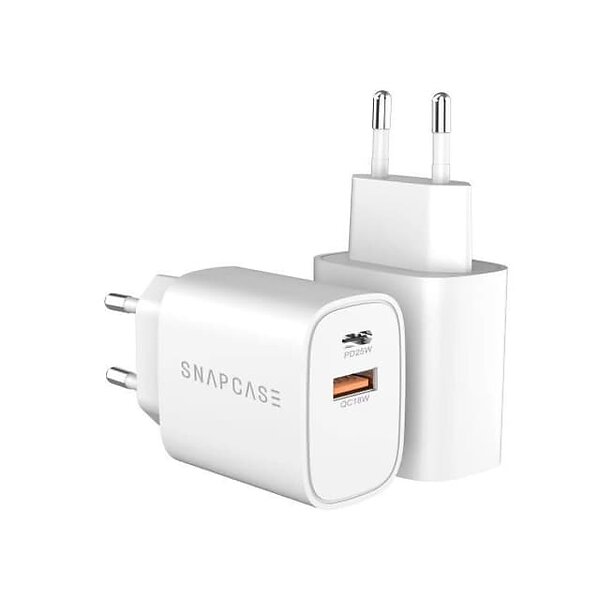 Snapcase 8998 25W GaN PD & QC Väggadapter 25W