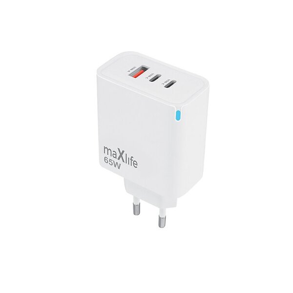 Maxlife MXTC-09-65ACC 2x USB-C 1x USB Gan PD QC 65W