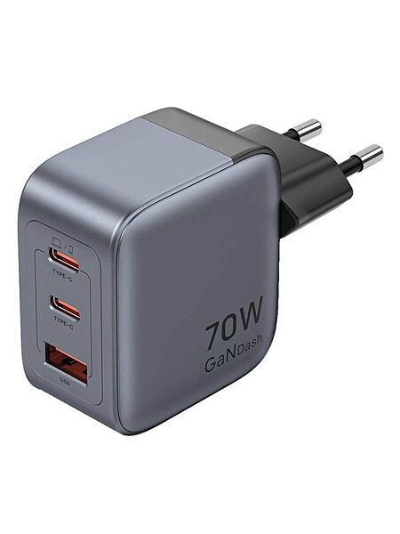Vention FEXH0-EU GaN USB-C+C+A Laddare 70W