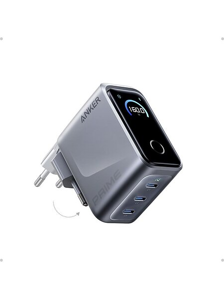 Anker A2687341 Prime Charger 3-Port Smart Display 160W