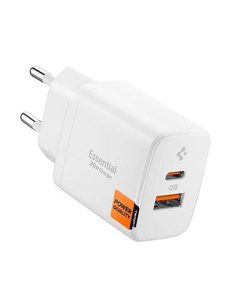 Spigen ACH08704 Essential Väggladdare 20W