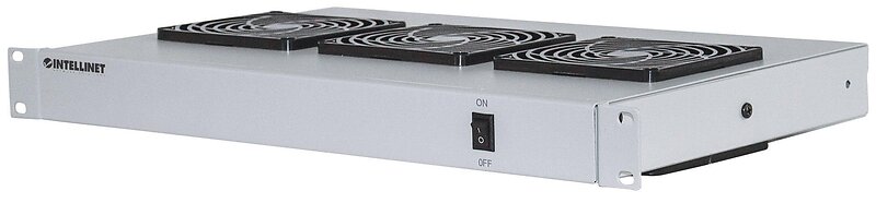 Intellinet 3-Fläkt Ventilationsenhet för 19" Rack 1U 712378